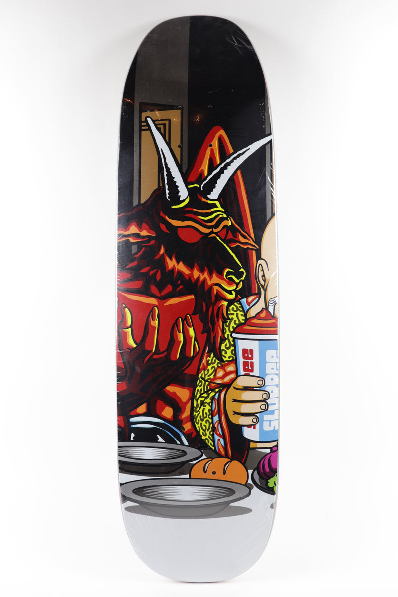 Cliche Last Supper Screen Printed Football Shape Skateboard