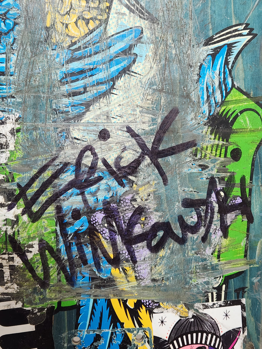 Santa Cruz Erick Winkowski Personal Rider Signed lasergunninja