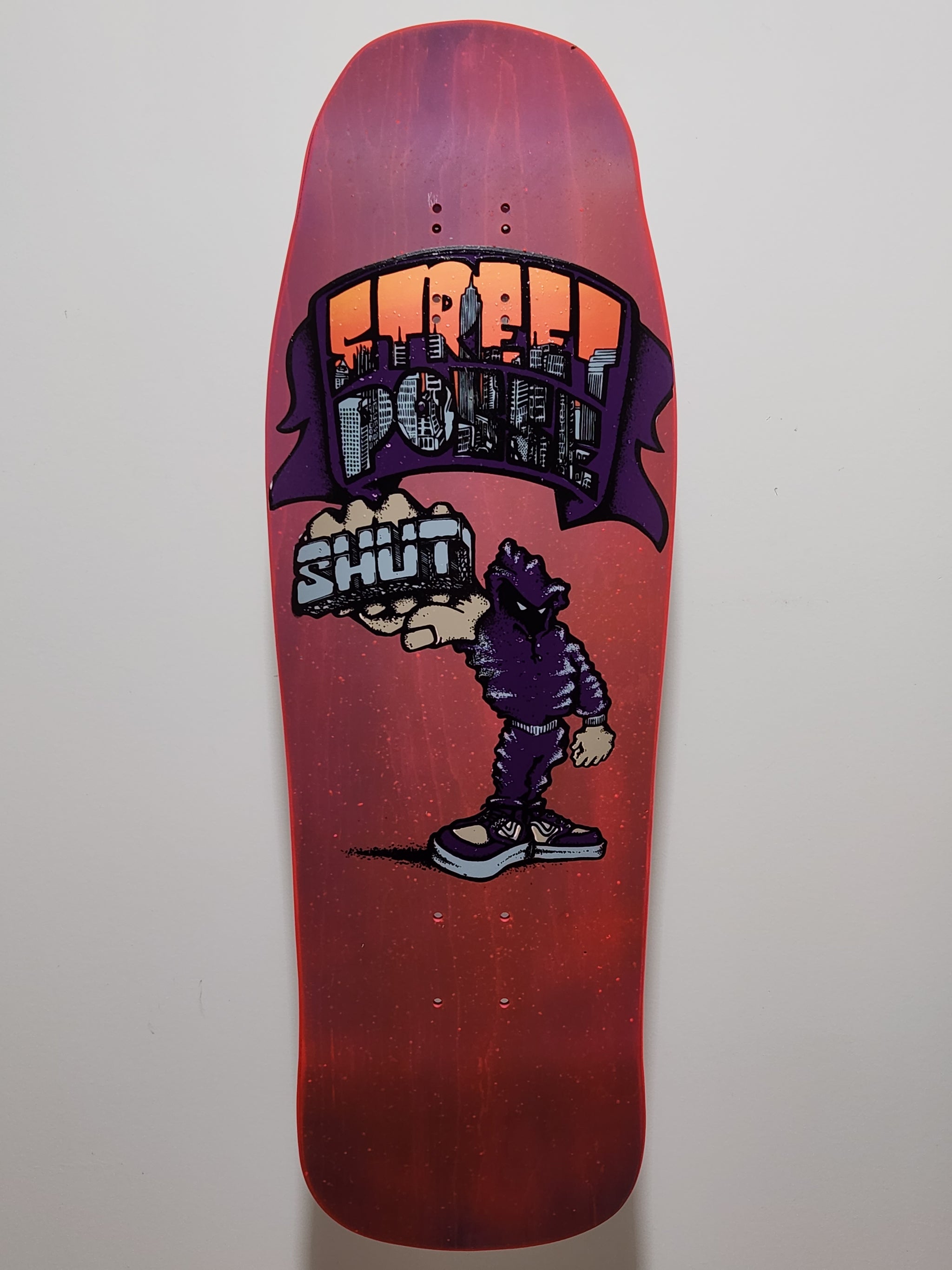 Primewood - Shut Skates - Street Posse - 80's speck Pink