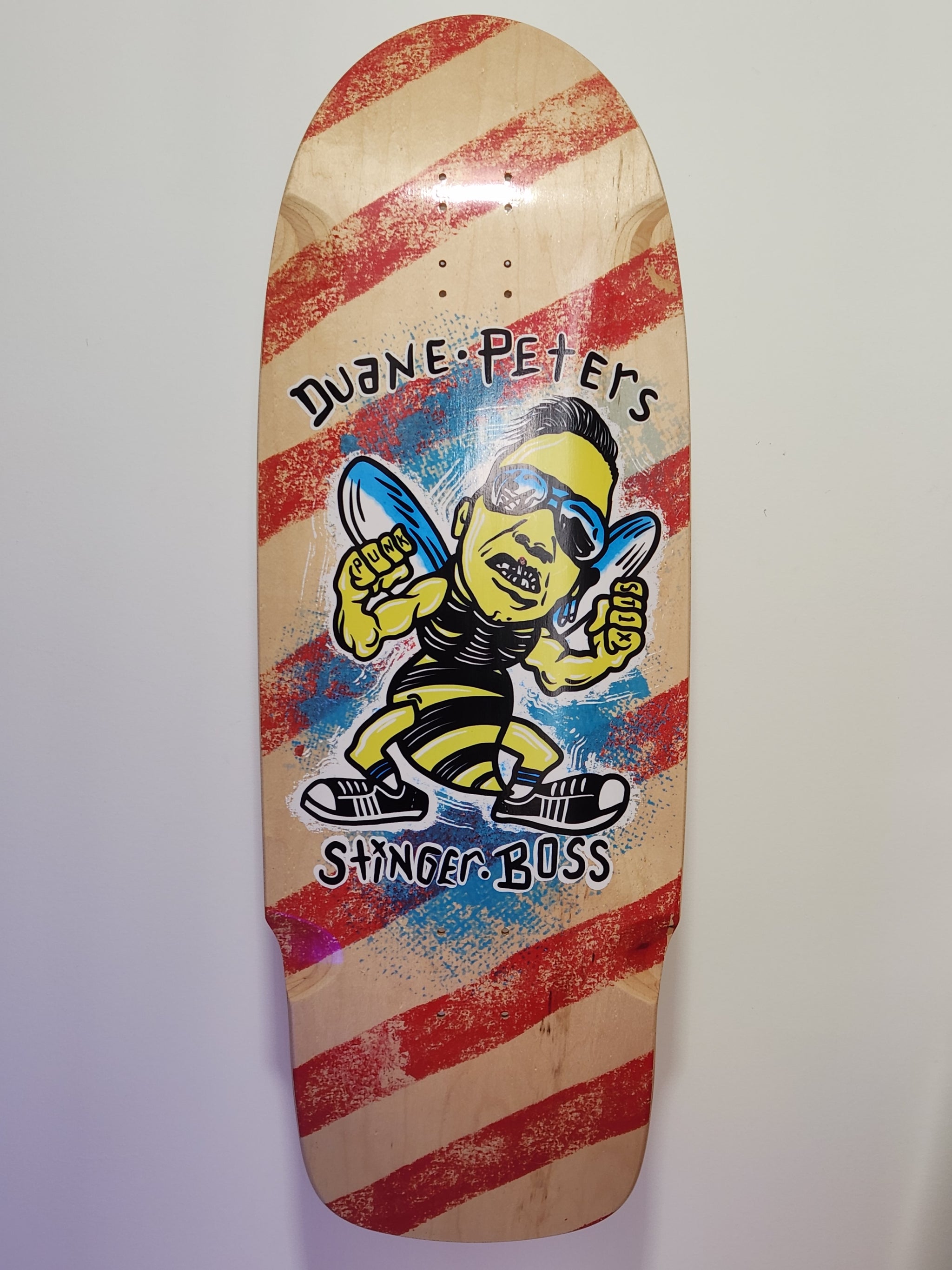 BLACKLABEL Punk Stix THE DRIVENスケボーデッキ Punk Stix - Duane Peters - Stinger Boss - Numbered 5/12
